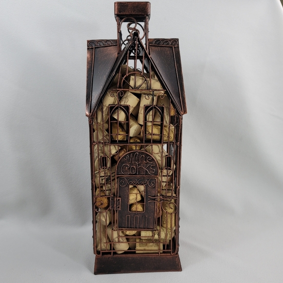 Epic Accents Epic House Of Corks Wine Cork Cage With Corks Poshmark